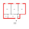 Продажа 2-комнатной квартиры, 48 м, Бухар-Жырау, дом 92 в Караганде - фото 7