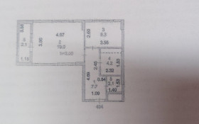 Продажа 1-комнатной квартиры, 44.6 м, Нажмидинова, дом 23а - Нурмагамбетова