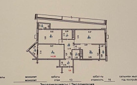 Продажа 3-комнатной квартиры, 94 м, Сатпаева, дом 90
