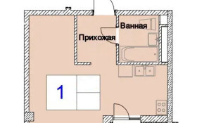 Продажа 1-комнатной квартиры, 30 м, Айтеке би, дом 3 - Мухамедханова