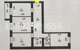 Продажа 3-комнатной квартиры, 82.05 м, Нажимеденова, дом 52