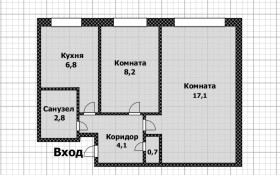 Продажа 2-комнатной квартиры, 40 м, Женис, дом 69