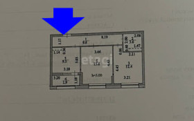 Продажа 2-комнатной квартиры, 53 м, Айтматова, дом 77