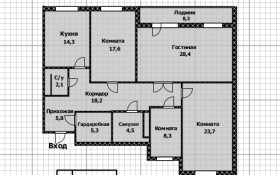 Продажа 4-комнатной квартиры, 137 м, Кумисбекова, дом 9а