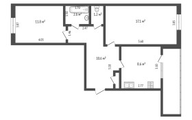 Продажа 2-комнатной квартиры, 56 м, Назарбаева, дом 124