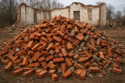 В Алматы снесли трёхэтажный дом | kn.kz