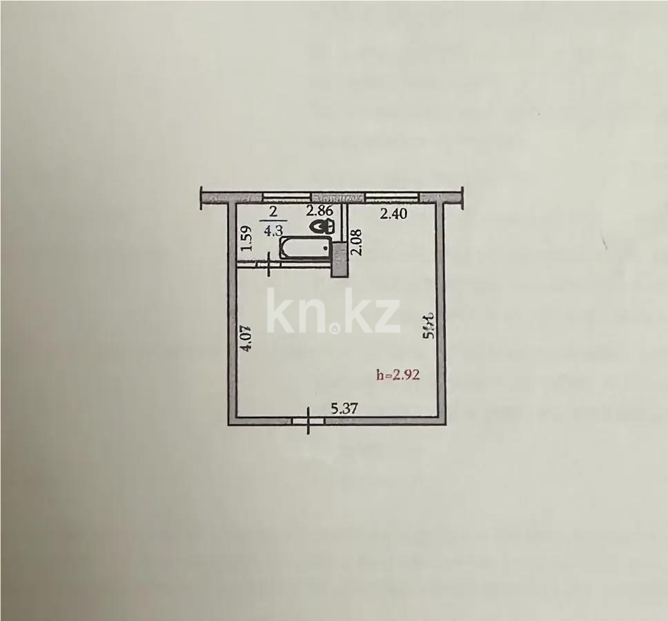 Продажа 1-комнатной квартиры, 30 м² в Алматы