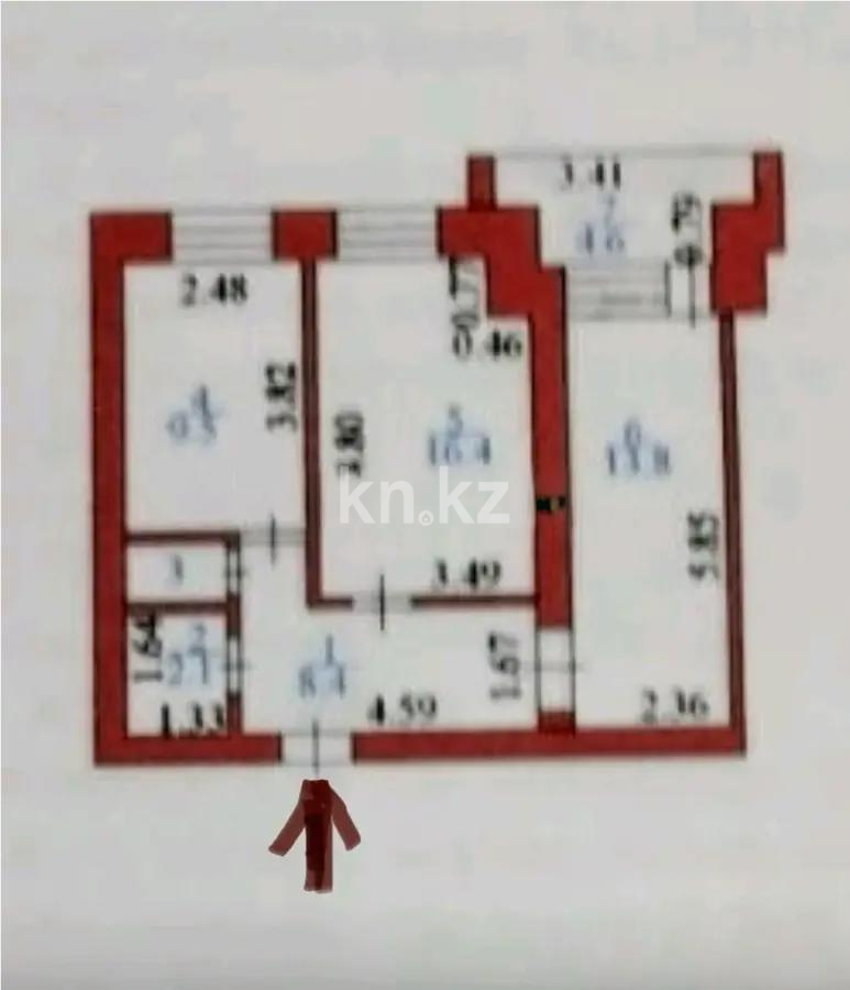 Продажа 2-комнатной квартиры, 54 м² в Астане - фото 5