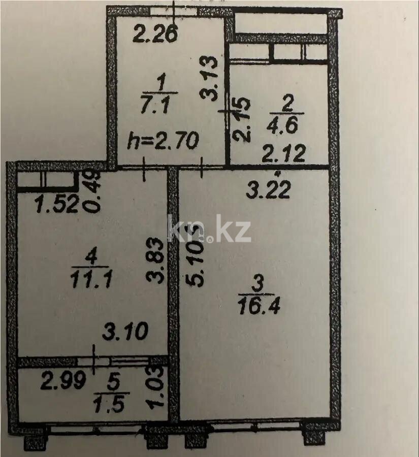 Продажа 1-комнатной квартиры, 40.7 м² в Астане - фото 3