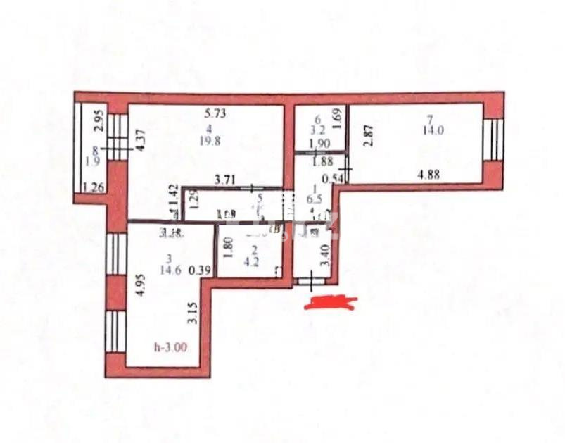 Продажа 3-комнатной квартиры, 70 м² в Астане - фото 4