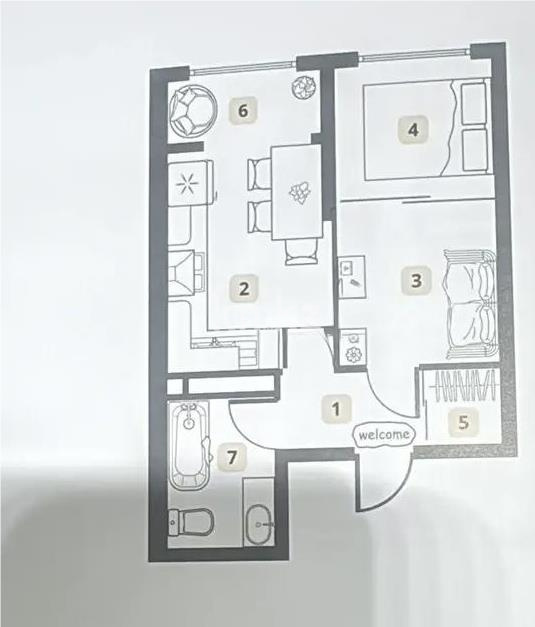 Продажа 1-комнатной квартиры, 42 м² в Алматы