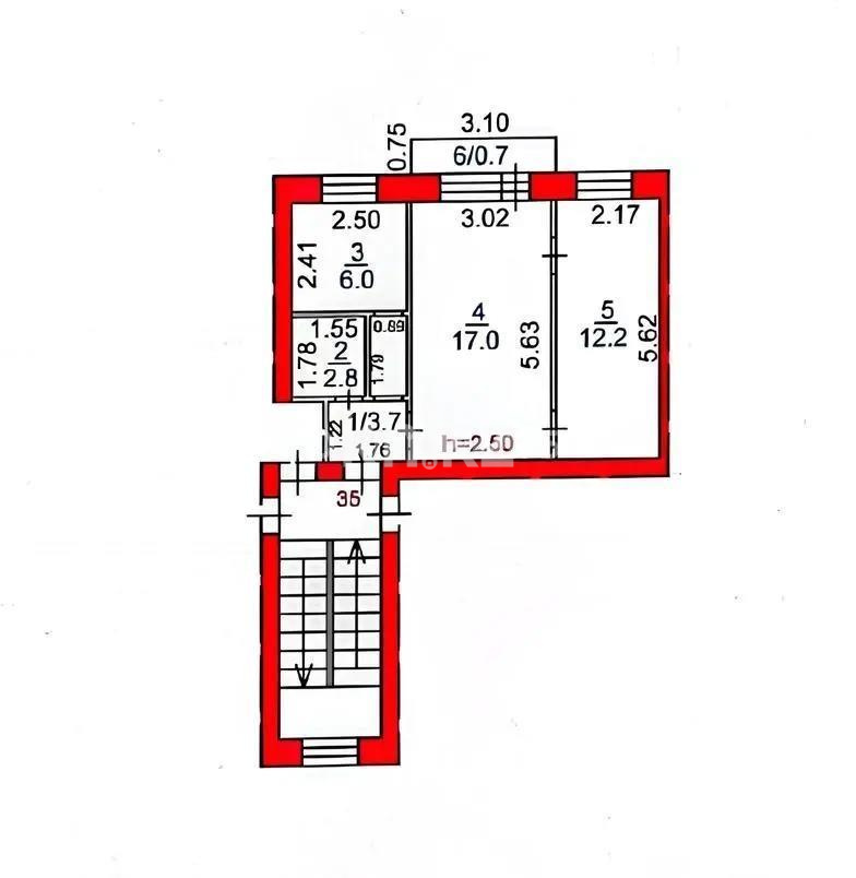 Продажа 2-комнатной квартиры, 42 м² в Караганде - фото 7