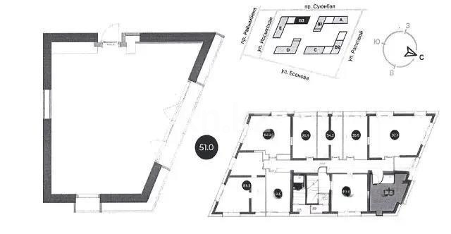 Продажа 2-комнатной квартиры, 51 м² в Алматы