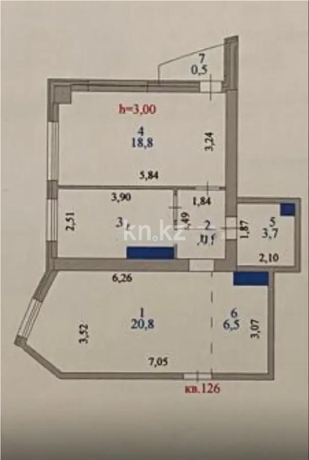 Продажа 3-комнатной квартиры, 65 м² в Астане - фото 5
