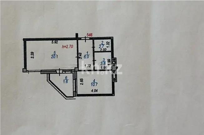 Продажа 1-комнатной квартиры, 44.9 м² в Астане - фото 5