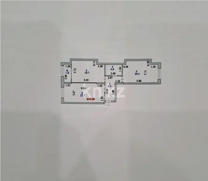 Продажа 2-комнатной квартиры, 76.5 м² в Астане