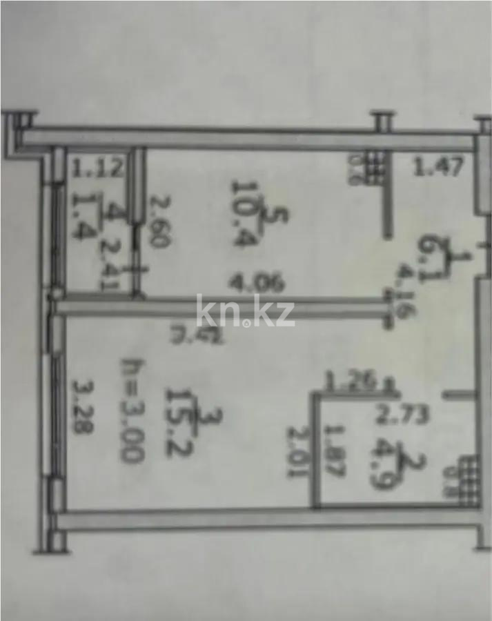 Продажа 1-комнатной квартиры, 38.5 м² в Алматы - фото 4