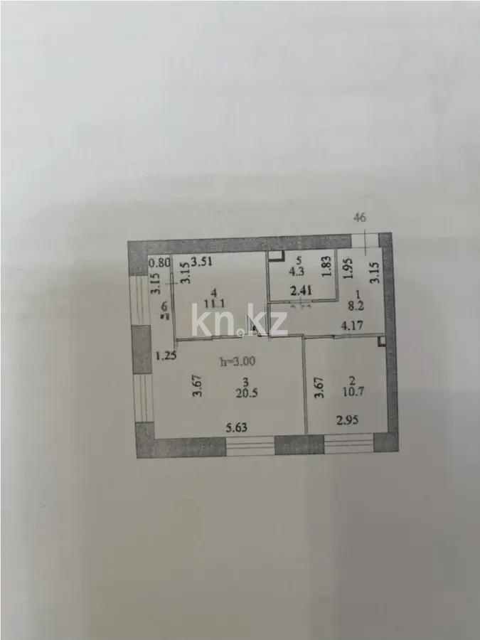 Продажа 2-комнатной квартиры, 56.1 м², ул. Айтматова, дом  77/7 в Астане - фото 5