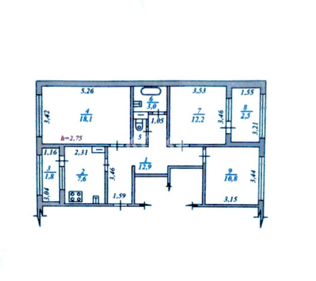 Продажа 3-комнатной квартиры, 72 м² в Алматы - фото 2