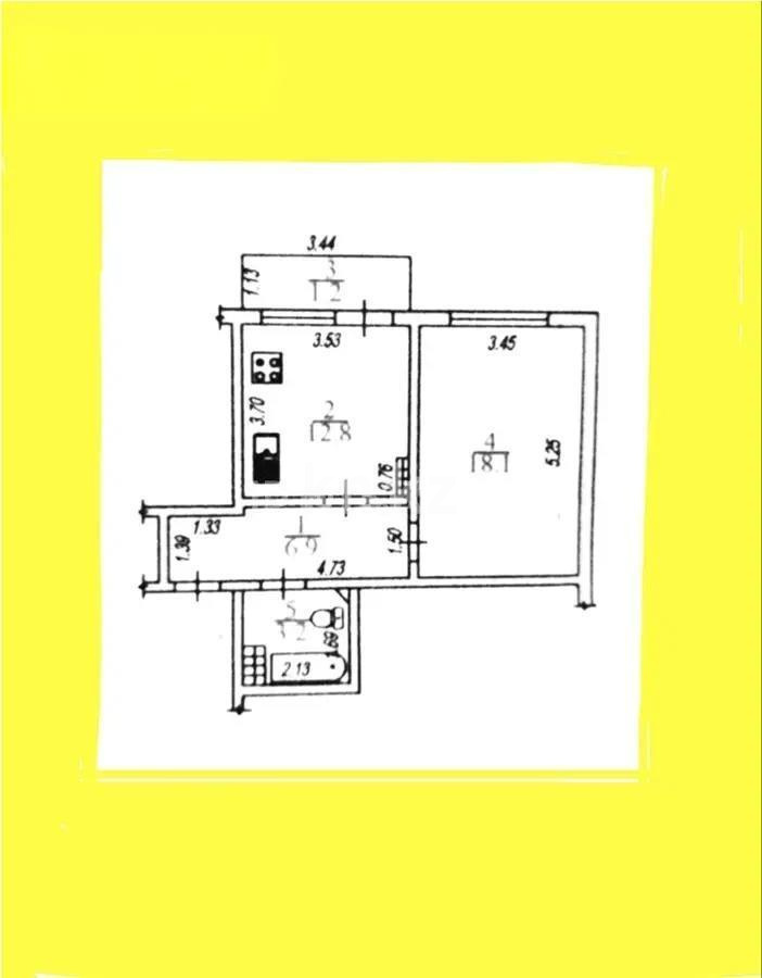 Продажа 1-комнатной квартиры, 43 м² в Алматы