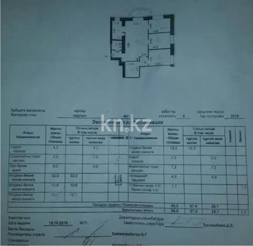 Продажа 4-комнатной квартиры, 100 м², ул. Сауран, дом  18 в Астане