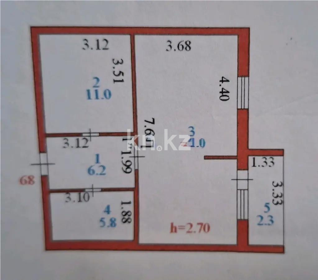 Продажа 1-комнатной квартиры, 53 м² в Астане - фото 5