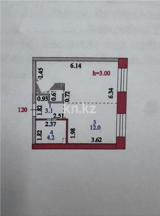 Продажа 1-комнатной квартиры, 38 м², пр. Аль-Фараби, дом  5 в Астане