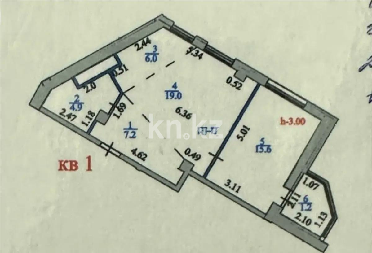 Продажа 2-комнатной квартиры, 54 м² в Астане - фото 6