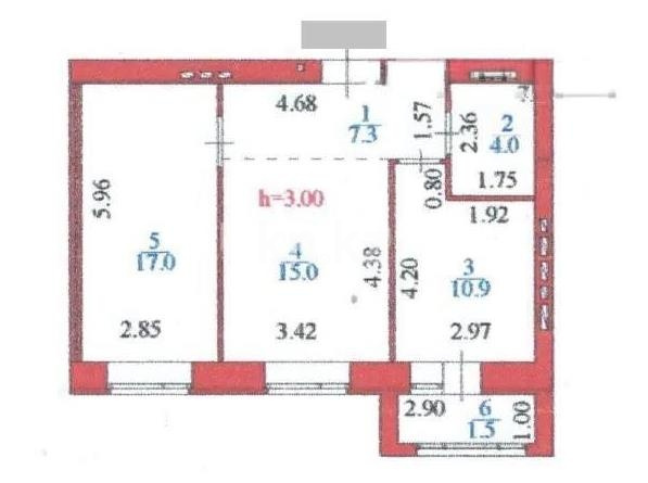 Продажа 2-комнатной квартиры, 56.5 м² в Астане - фото 4
