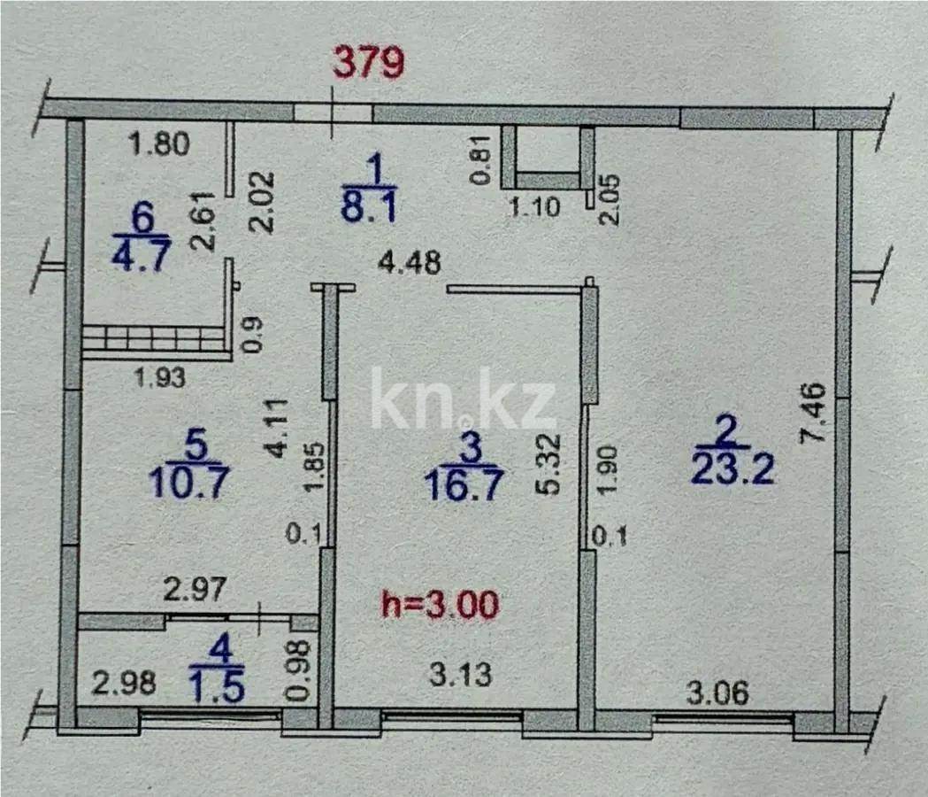 Продажа 2-комнатной квартиры, 65 м² в Алматы - фото 4