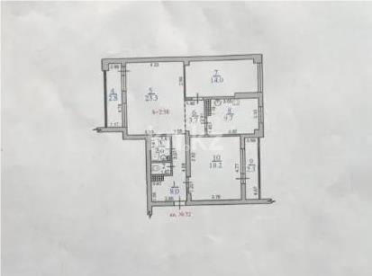 Продажа 3-комнатной квартиры, 86 м², мкр-н Сайран, дом  120 в Алматы - фото 7