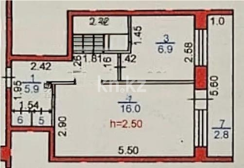 Продажа 1-комнатной квартиры, 35 м², пр. Бухар-жырау, дом  63/4 в Караганде - фото 6