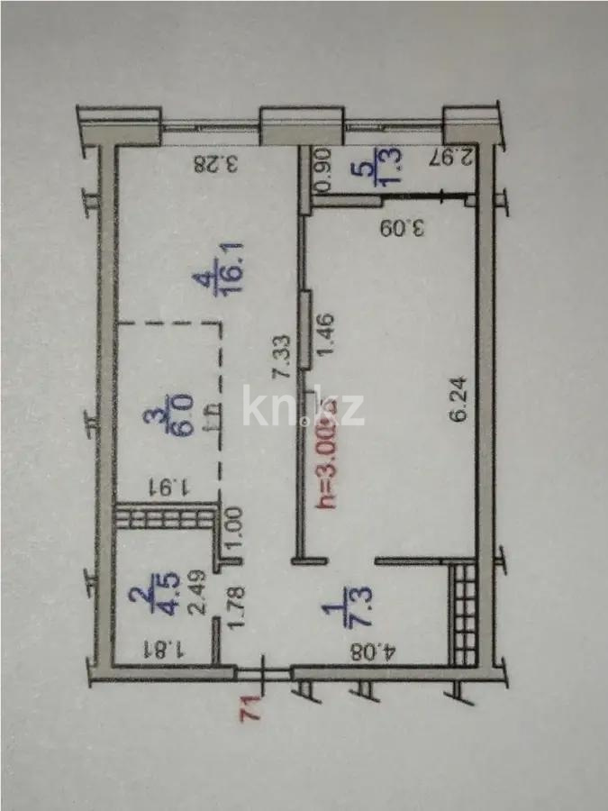 Продажа 2-комнатной квартиры, 55 м², пр. Сейфуллина, дом  467г в Алматы