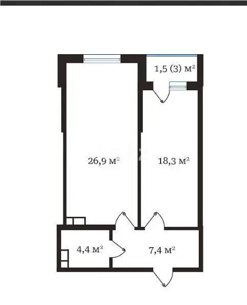 Продажа 2-комнатной квартиры, 57 м² в Алматы - фото 3