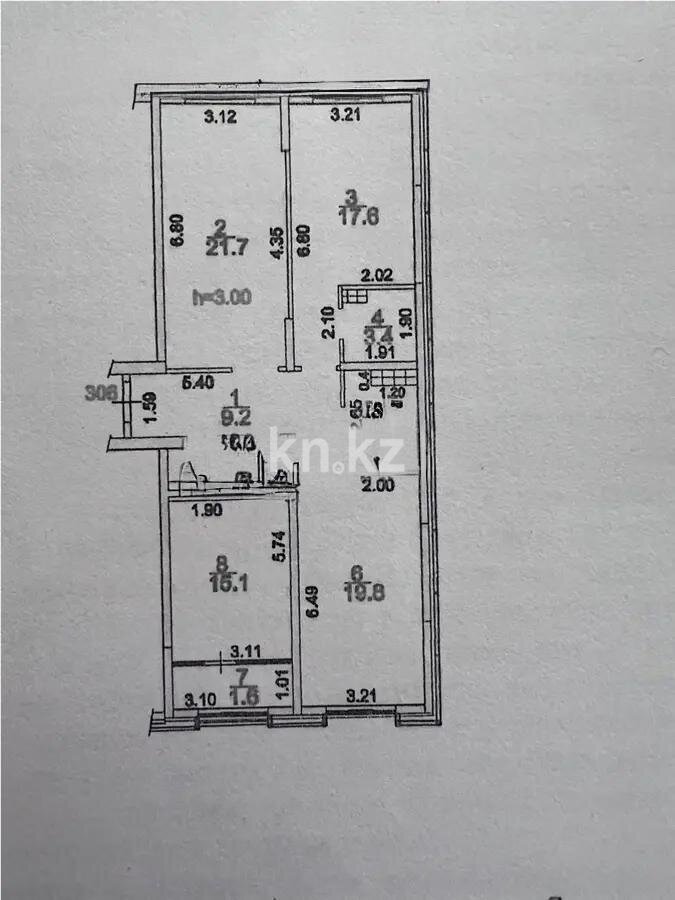 Продажа 3-комнатной квартиры, 95 м² в Алматы - фото 9