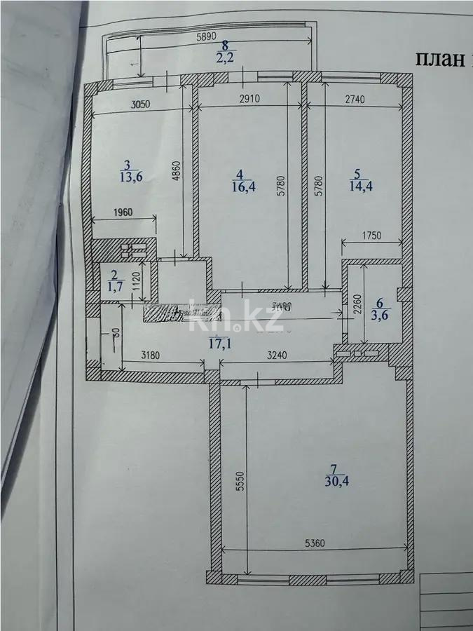 Продажа 3-комнатной квартиры, 105 м² в Астане - фото 8