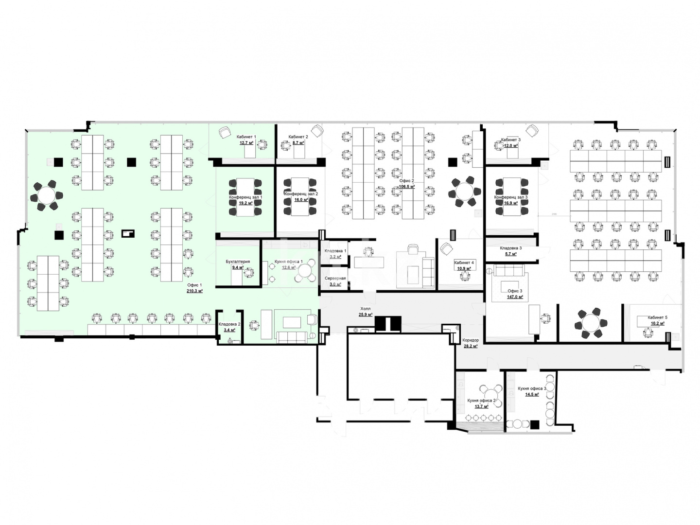 Аренда , ул. Наурызбай батыра, дом  17а в Алматы - фото 11