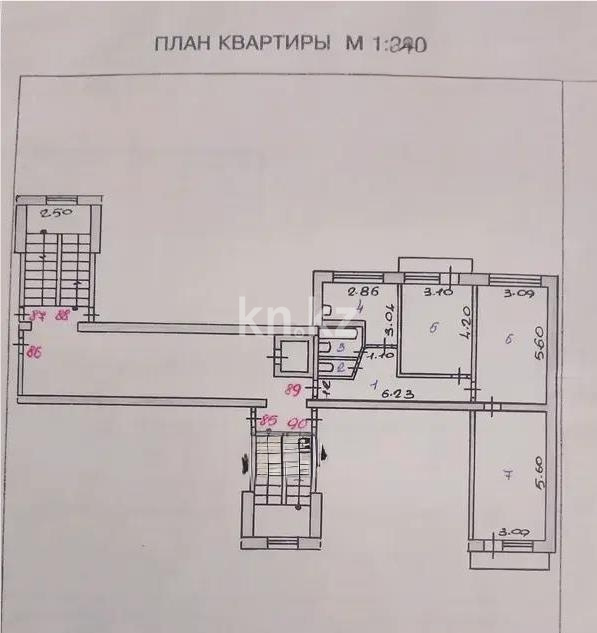 Продажа 3-комнатной квартиры, 68 м² в Караганде - фото 4