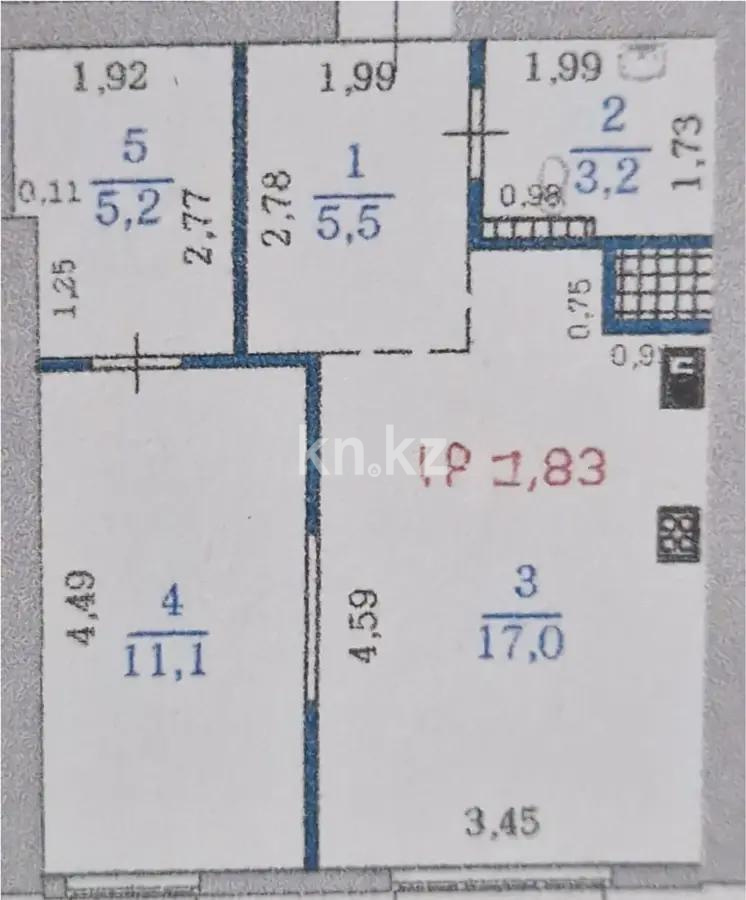 Продажа 1-комнатной квартиры, 42 м² в Алматы - фото 3