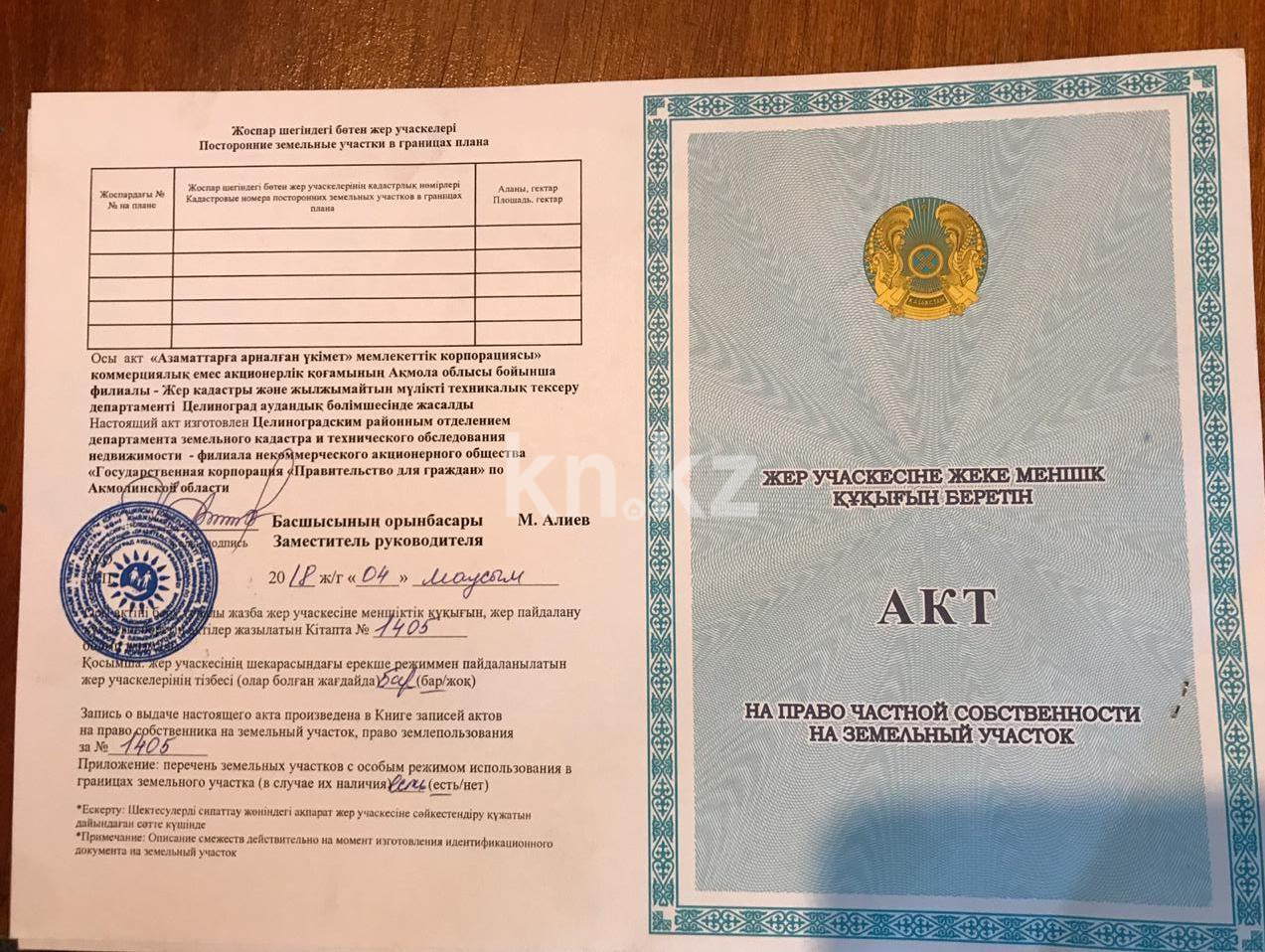 Продажа земельного участка, 10 сот., Кажымукан п. в Астане