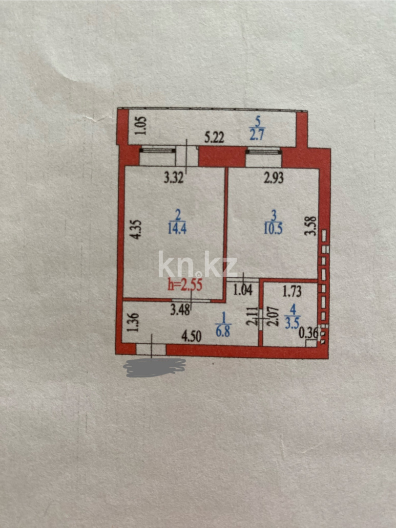 Продажа 1-комнатной квартиры, 37.9 м² в Астане - фото 4