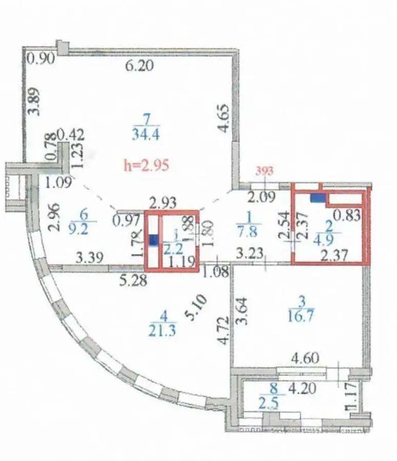 Продажа 3-комнатной квартиры, 100 м² в Астане - фото 5