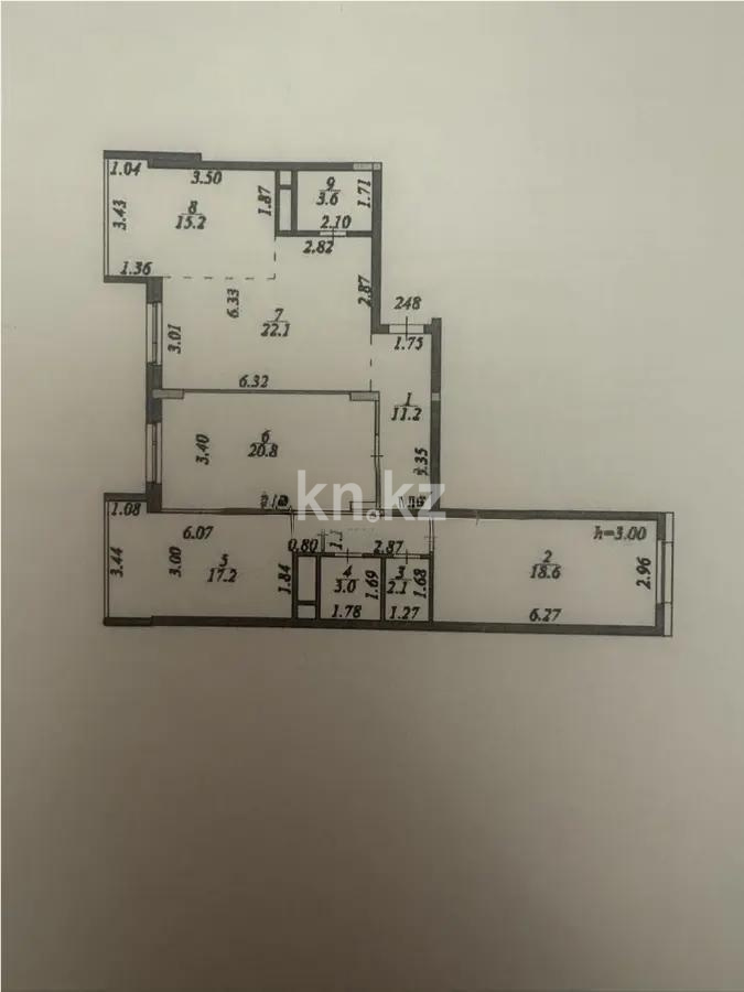 Продажа 4-комнатной квартиры, 113.8 м² в Астане