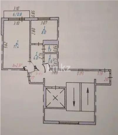 Продажа 1-комнатной квартиры, 34 м² в Темиртау - фото 4