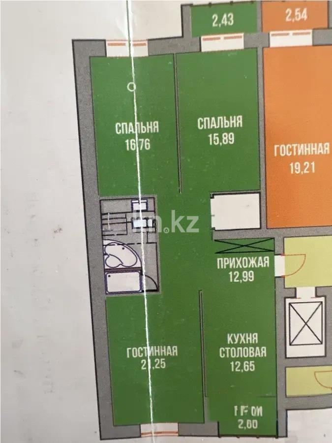 Продажа 3-комнатной квартиры, 93 м² в Караганде - фото 8