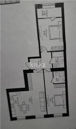 Продажа 3-комнатной квартиры, 85 м² в Астане