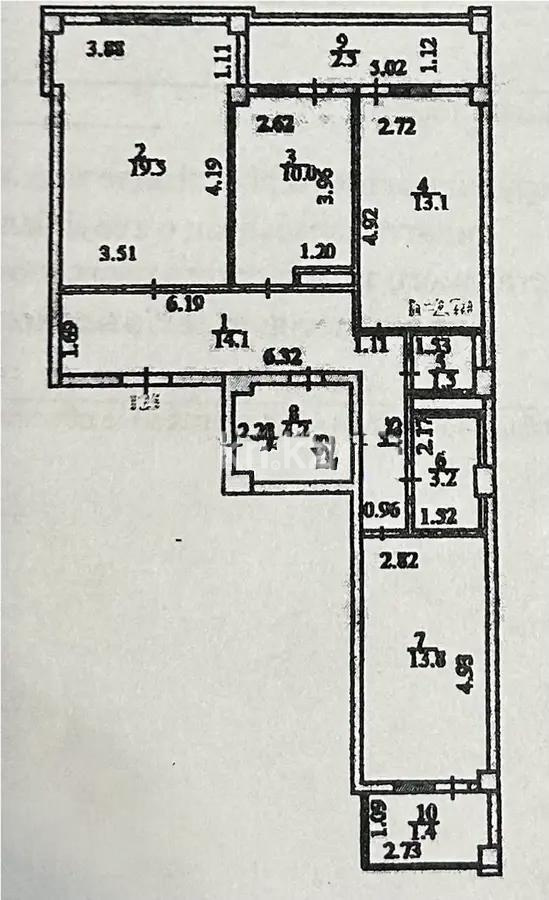 Продажа 3-комнатной квартиры, 83 м² в Астане - фото 8