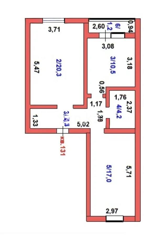 Продажа 2-комнатной квартиры, 60.6 м² в Астане - фото 6