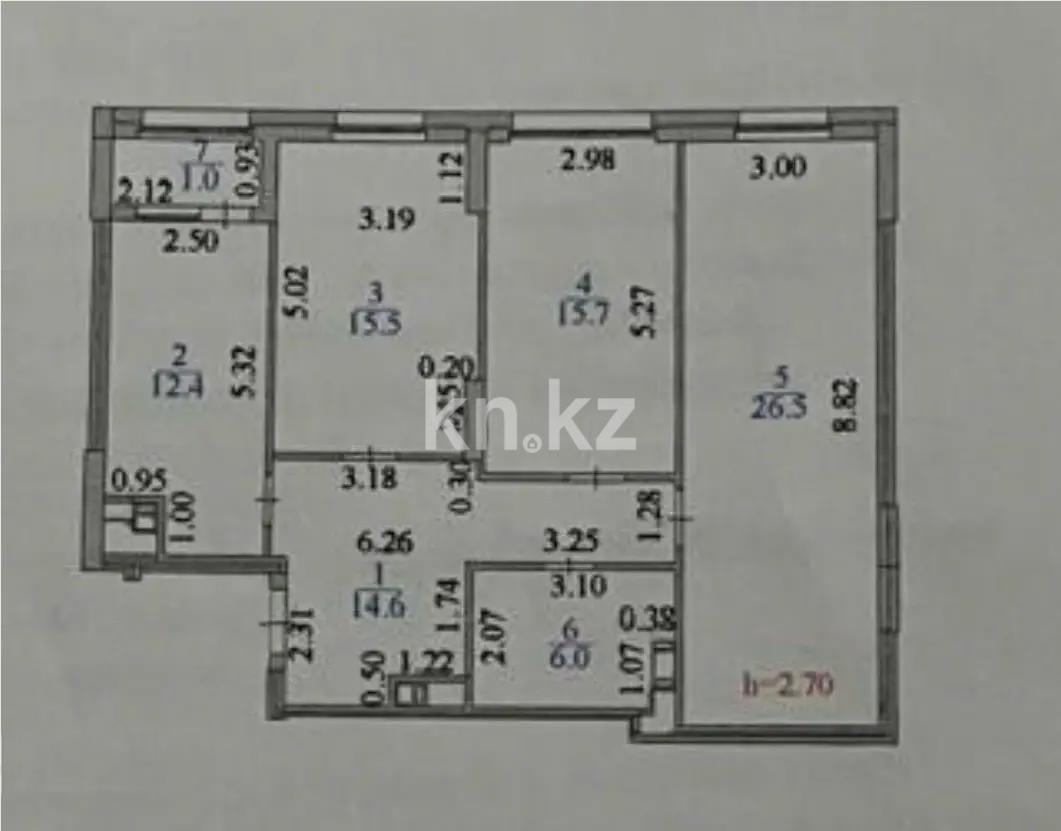 Продажа 3-комнатной квартиры, 92 м² в Астане - фото 7