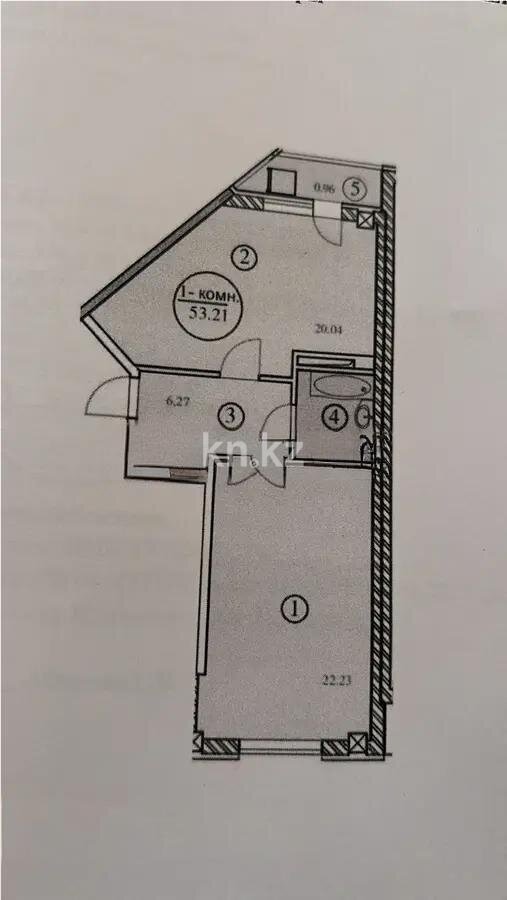 Продажа 2-комнатной квартиры, 54 м² в Астане - фото 3